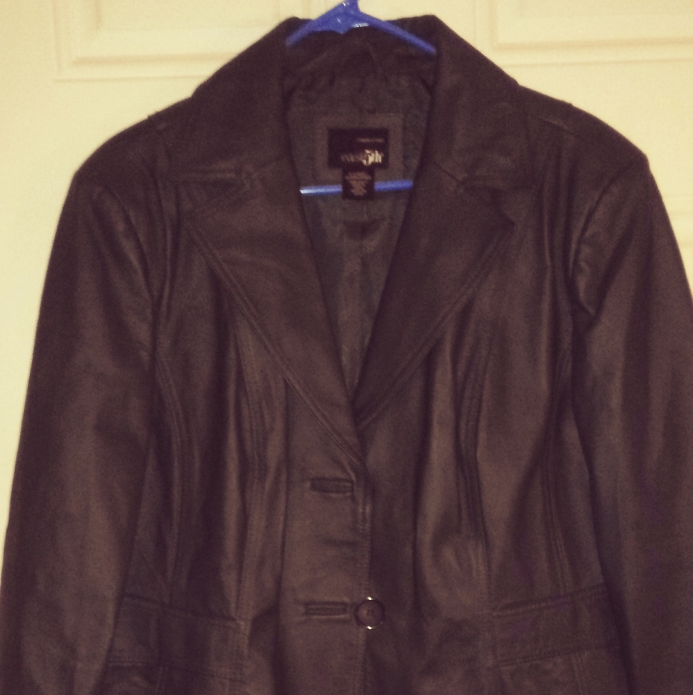 Leather jacket